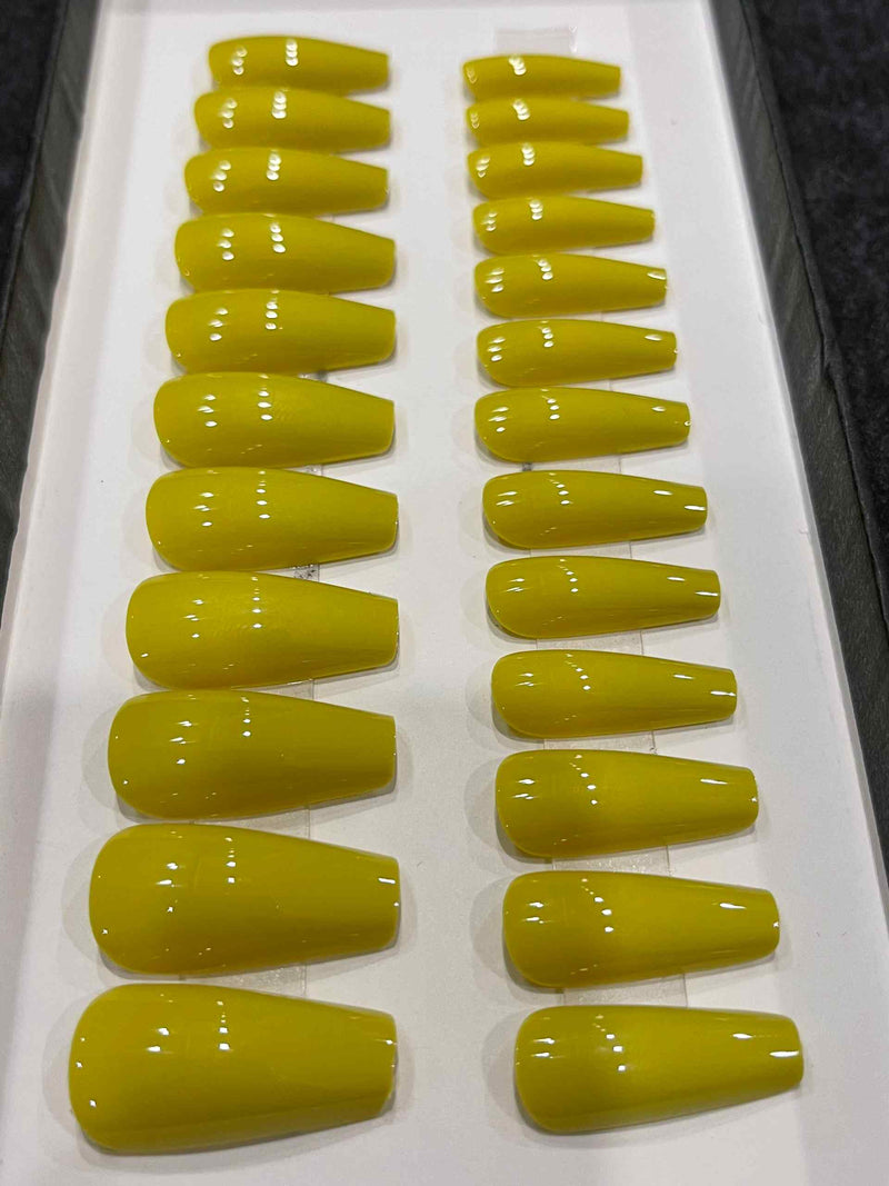 Bright Yellow - Glossy Coffin